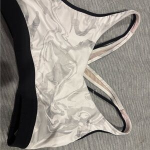 Marble Print Sports Bra